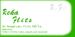 reka flits business card